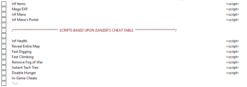 Cheat Engine :: View topic - AA script cant be enable after game