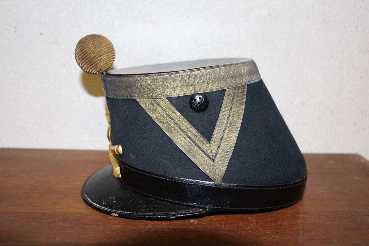 (E) shako d'officier d'artillerie français A CLOTURER Fywv