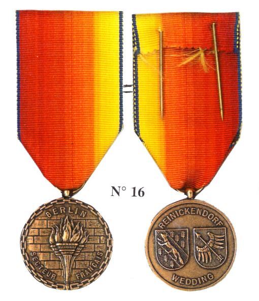 Médailles Forces françaises en Allemagne et en Autriche Momy