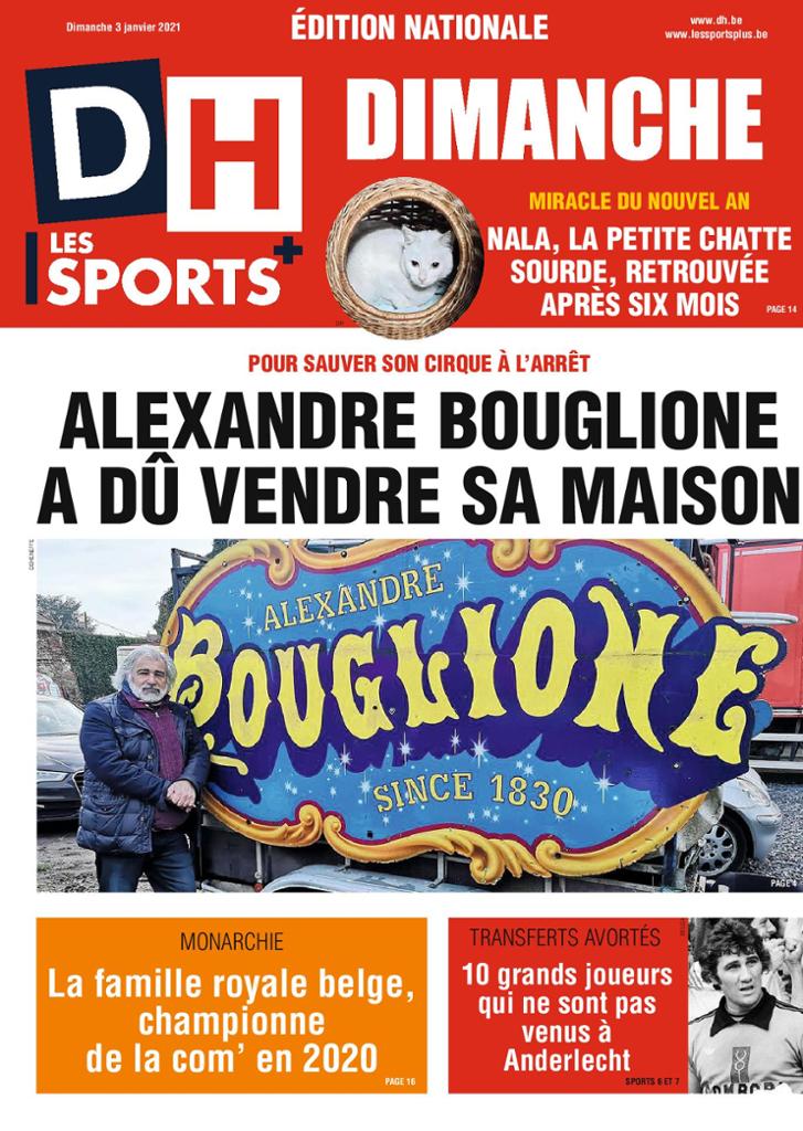 journaux Belges Du Dimanche 3 Janvier 2021