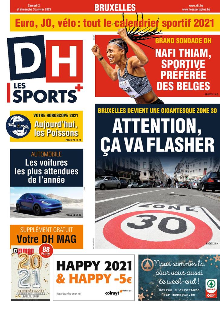 journaux Belges Du Samedi 2 Janvier 2021
