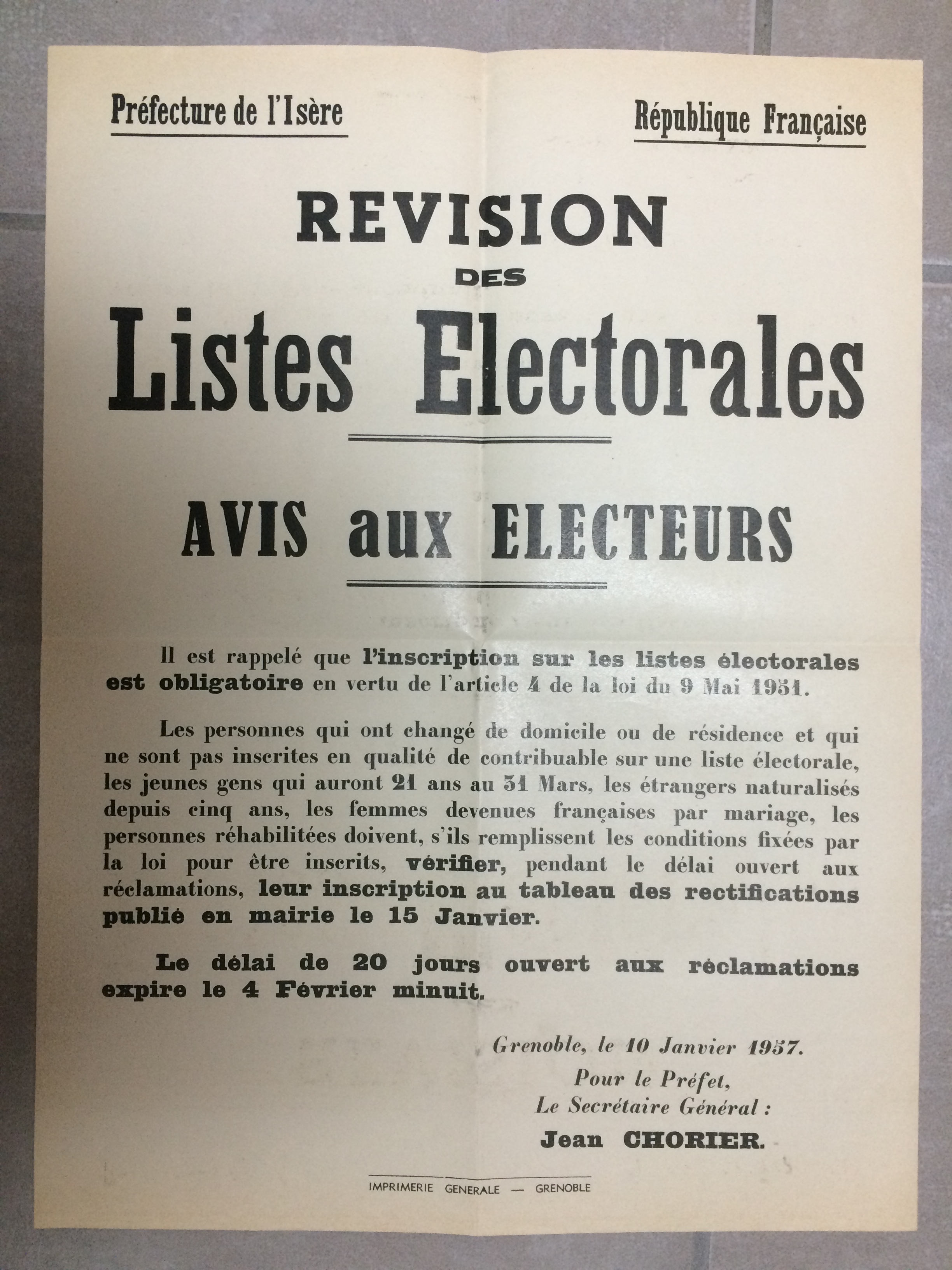 Affiche mobilisation générale 1939 6nls