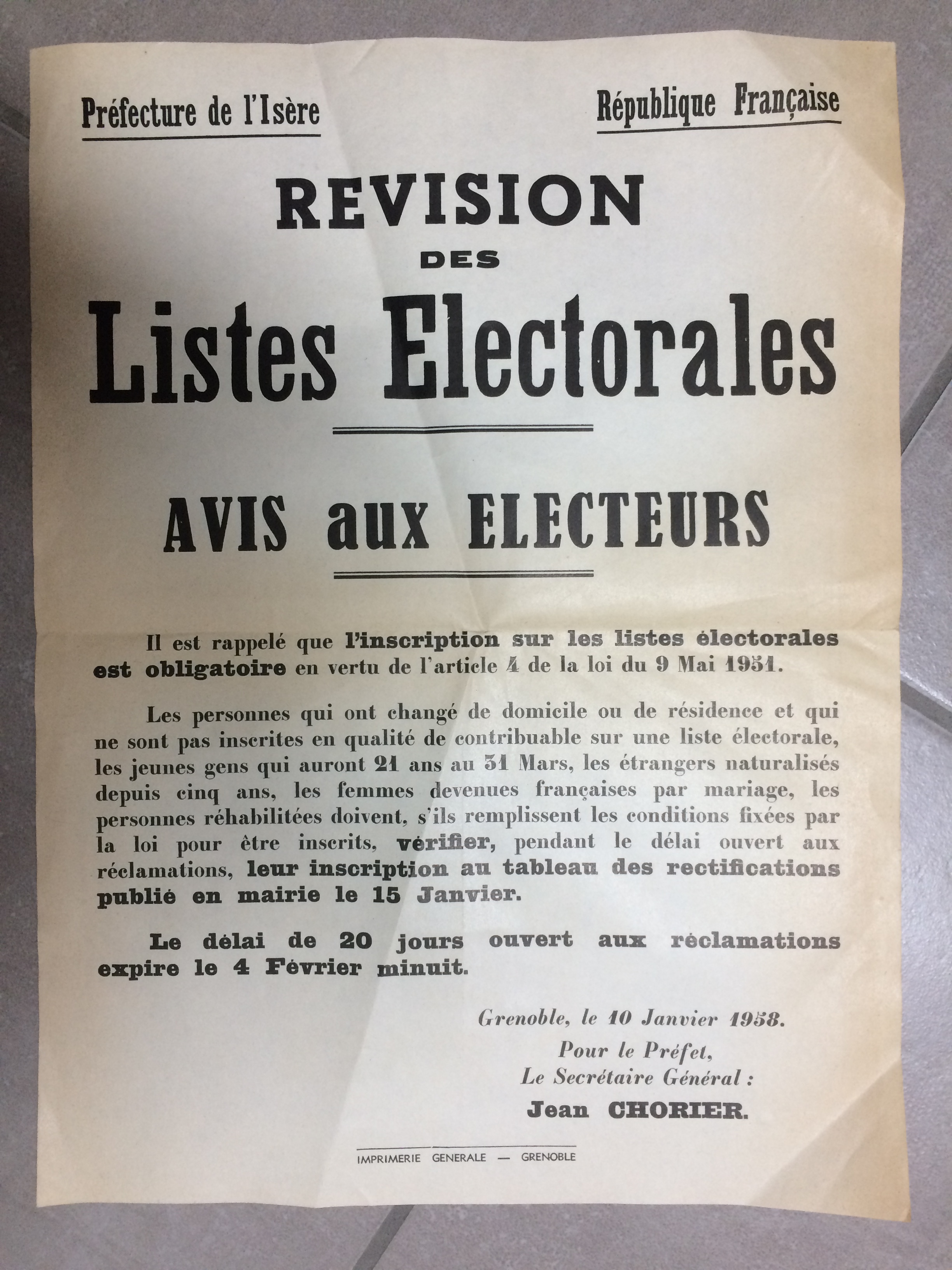 Affiche mobilisation générale 1939 7vbs