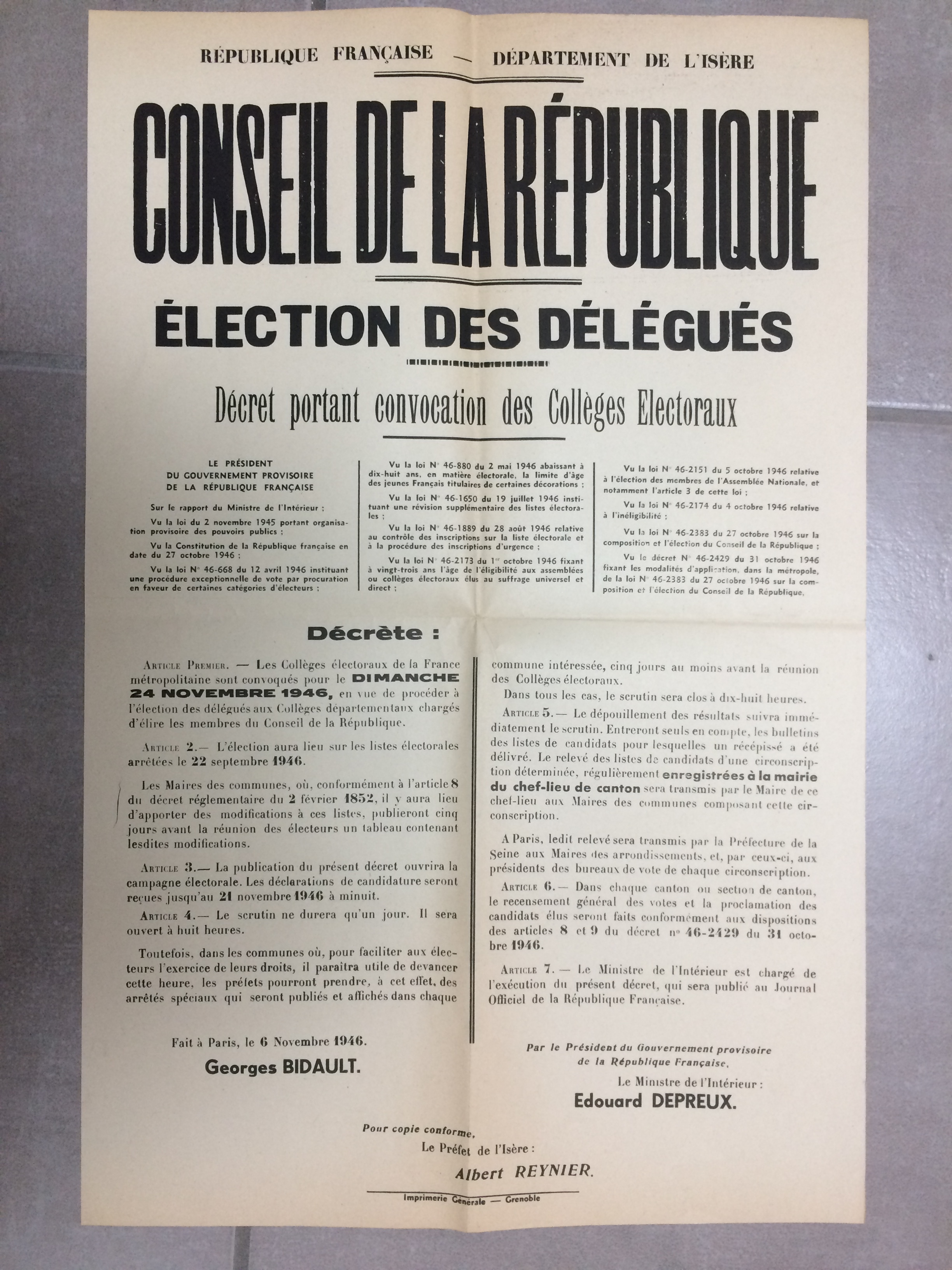 Affiche mobilisation générale 1939 Y112