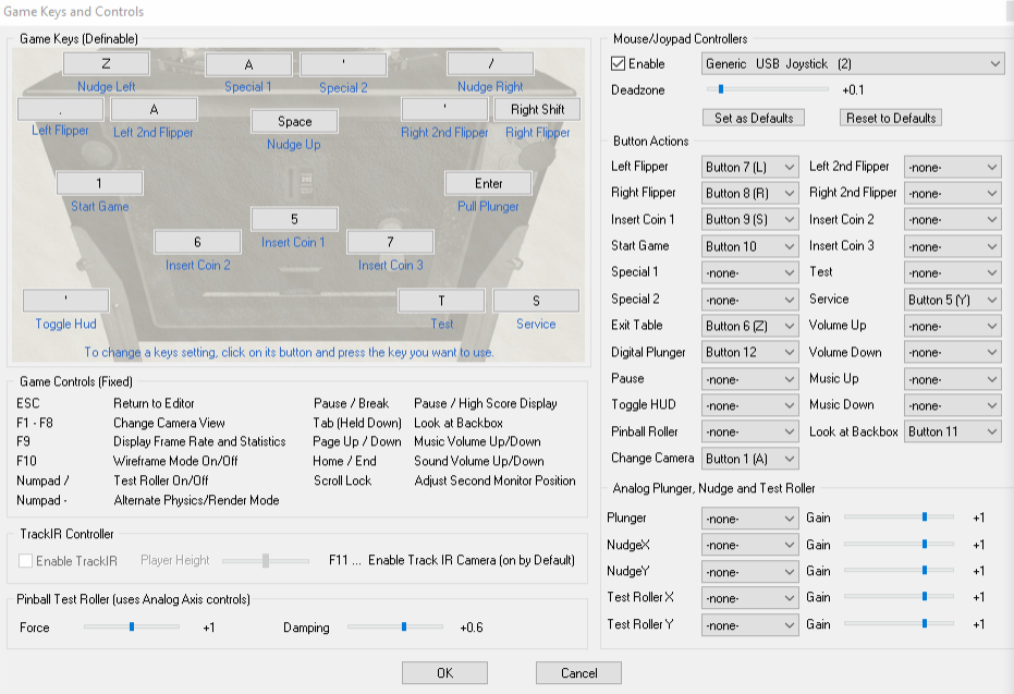 [RESOLU] Problèmes programmation touches/boutons Futur Pinball Vbys