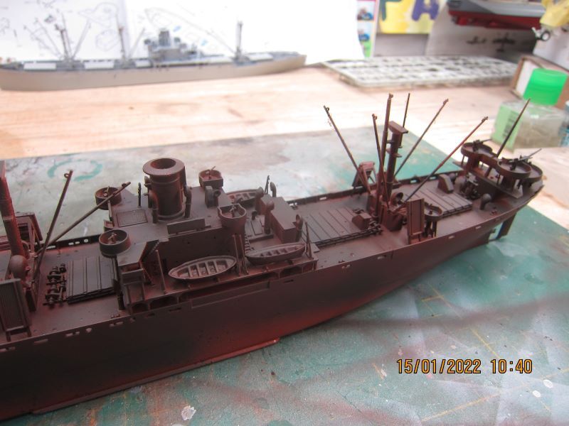 Dio : Un Liberty ship échoué [base John Brown Trumpeter 1/350°] de 0582..574 Richard Wwgv