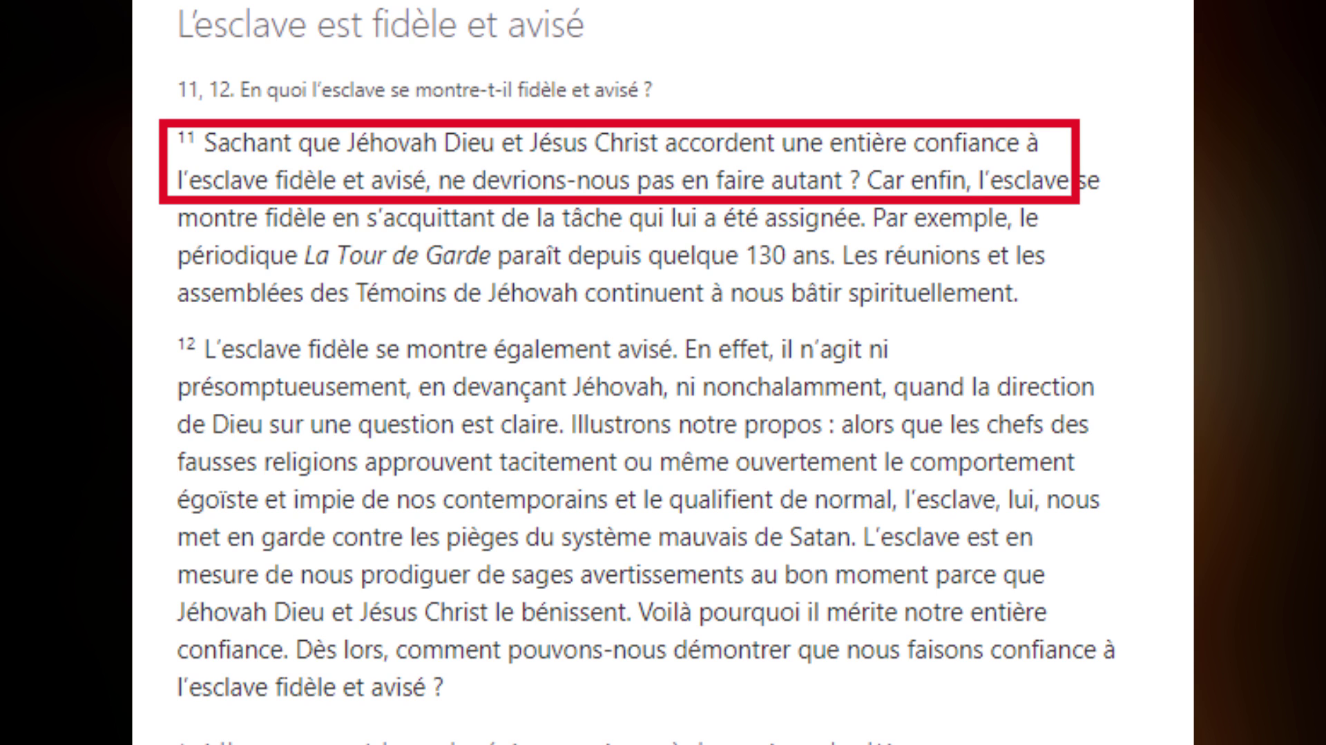 il n'y avait pas de collège central au premier siècle, LA PREUVE 3thk