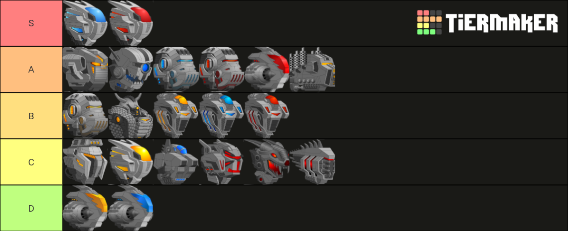 Create a Reaper 2 tierlist Tier List - TierMaker