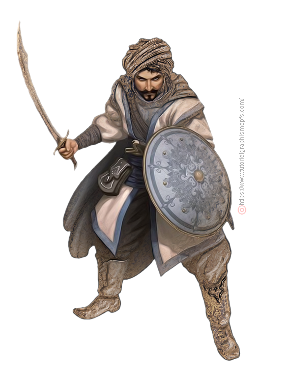 Tube PNG -Personnage - Guerrier -fille -homme (n°2) 1fo9