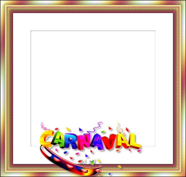 Cadre personnalisé Spécial Carnaval (N°2). 4eh3