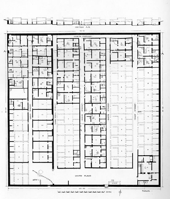 Plan du village ouvrier d'Akhetaton