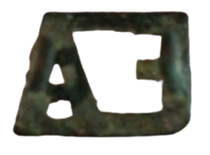 Shoulder title  " F.A"  à identifier  L26b