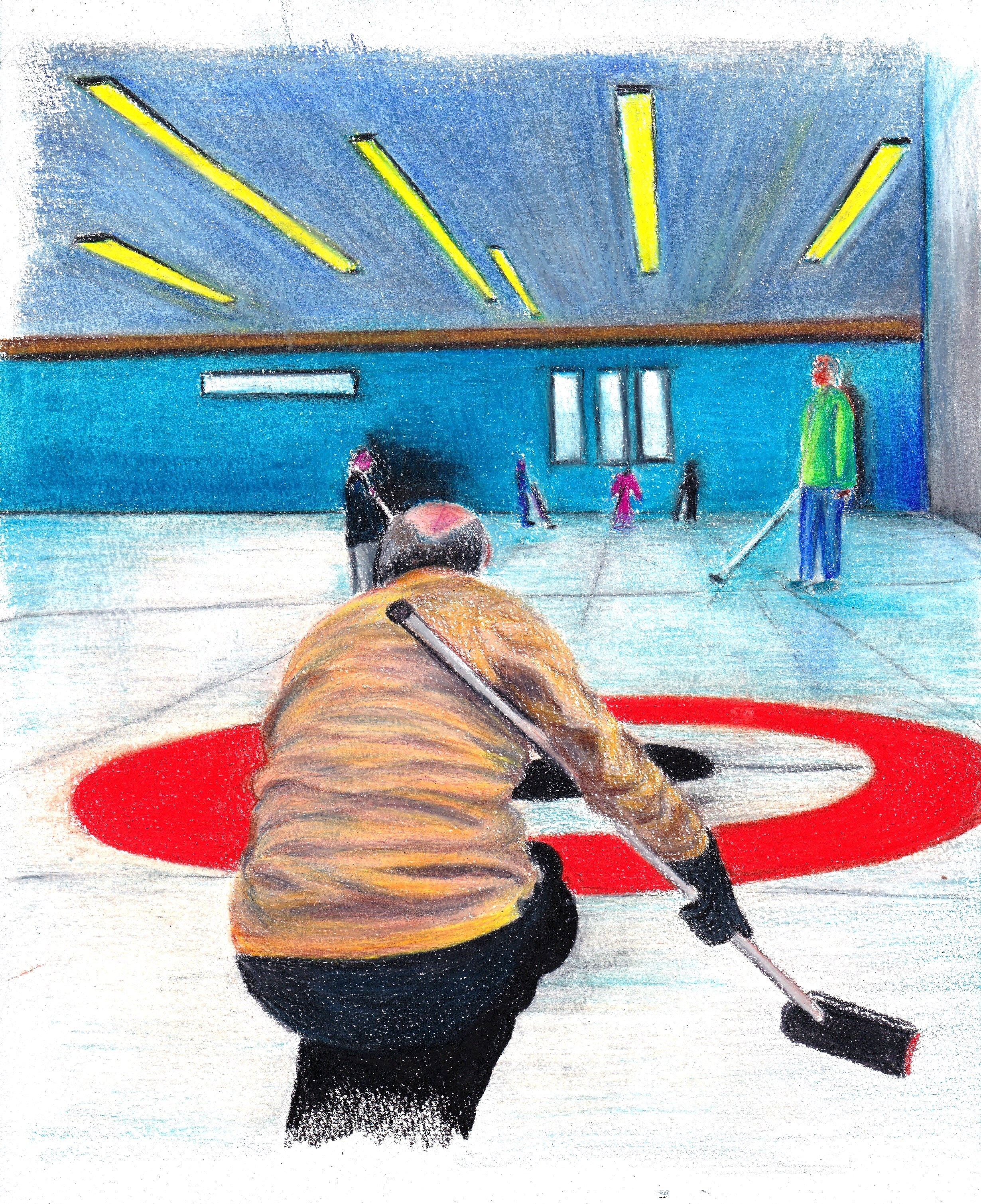 La partie de curling 33rs