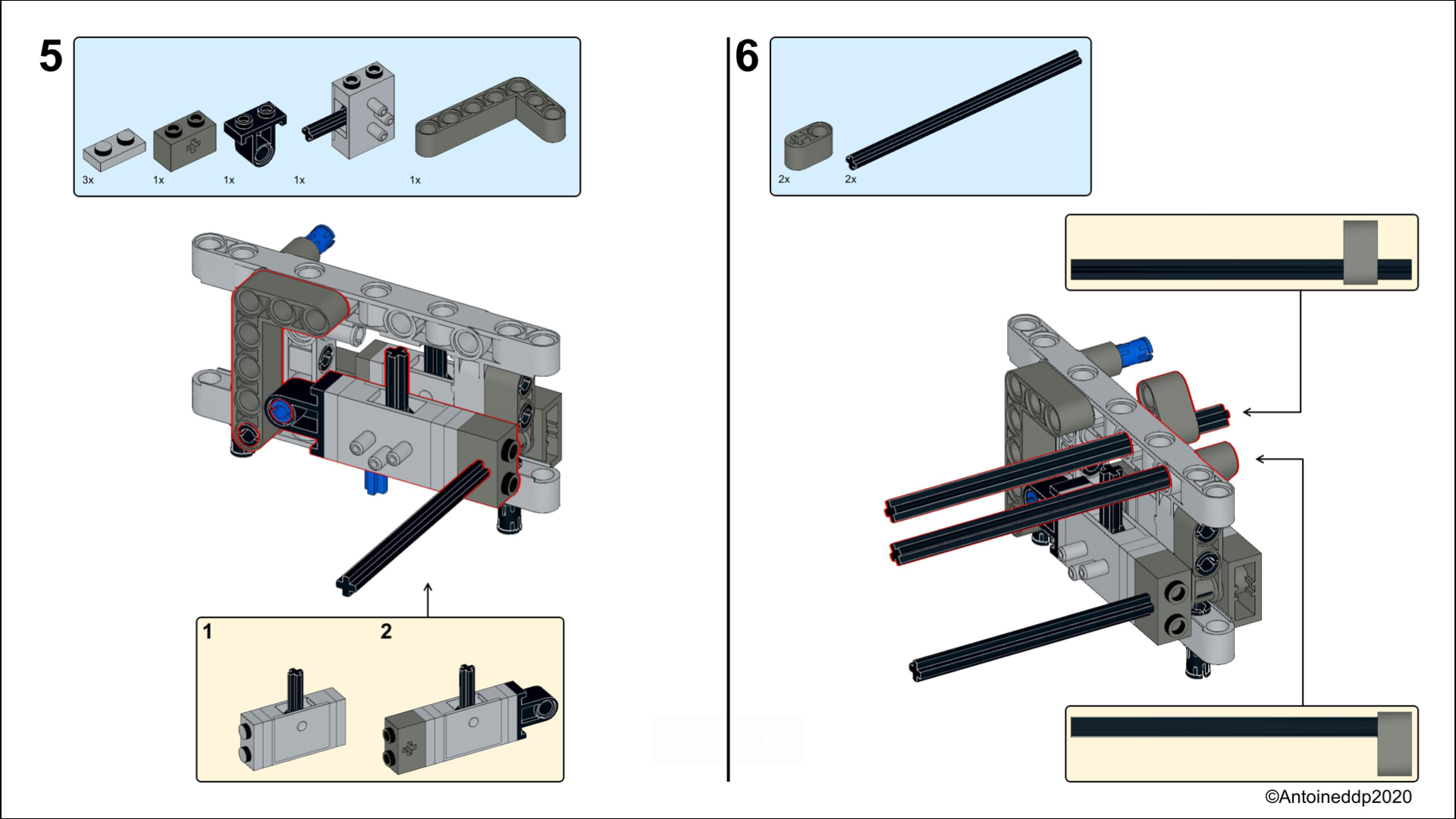 LEGO MOC High Pressure Water Pump by Antoineddp Rebrickable Build with LEGO