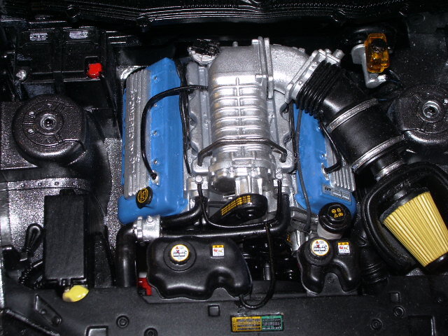 ford mustang GT 500 convertible de 2010 de chez revell au 1/12.  Cx83