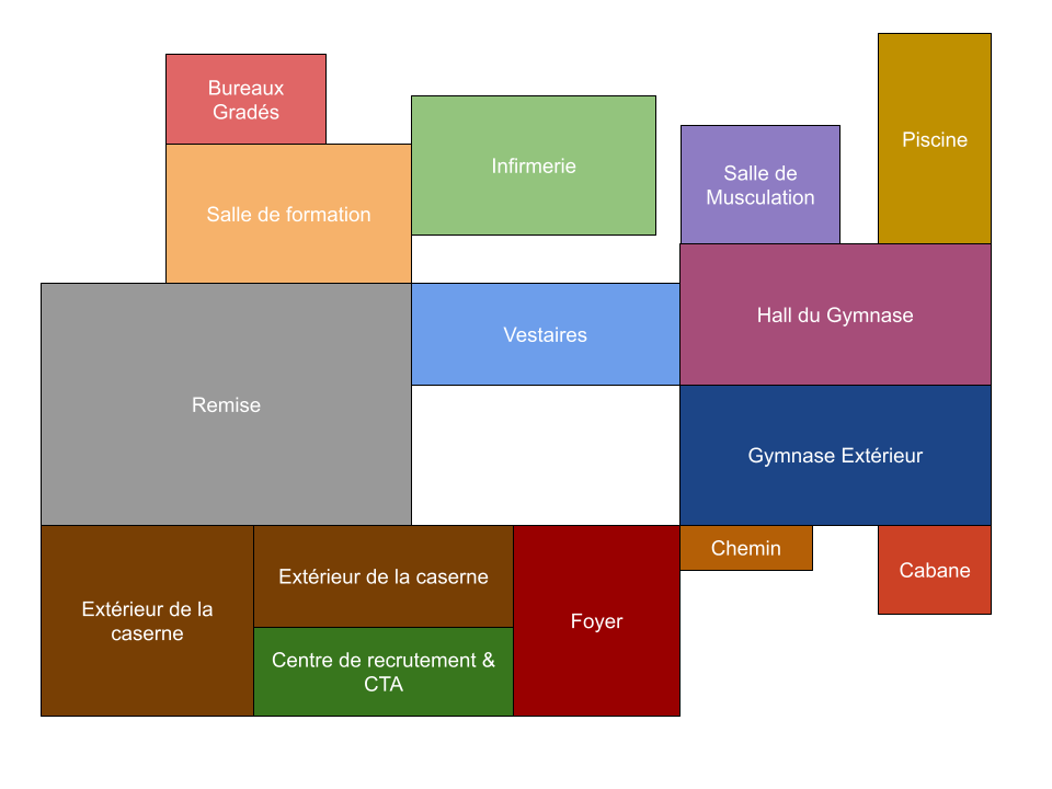 • Le plan de la caserne • Rm64