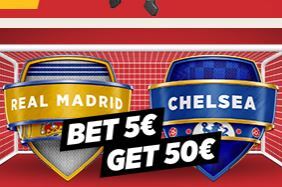 Real Madrid Chelsea Ligue des Champions : Pariez 5€ et Gagnez 50€ !