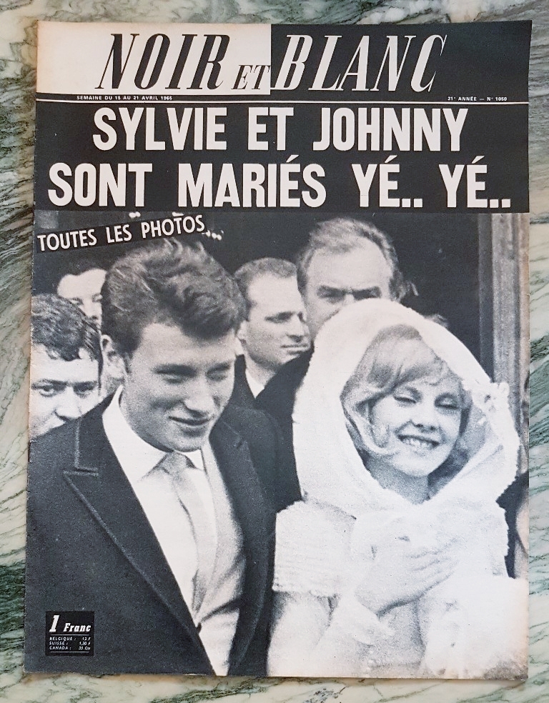 LES PLUS GRANDS EVENEMENTS DE JOHNNY 'LE MARIAGE DE JOHNNY ET SYLVIE' ( 1965 ) Duwu