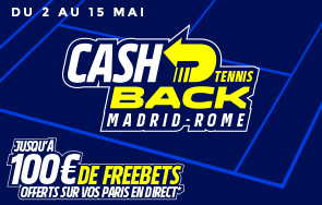 Masters Madrid et Rome : Jusque 100€ de paris gratuits à gagner !