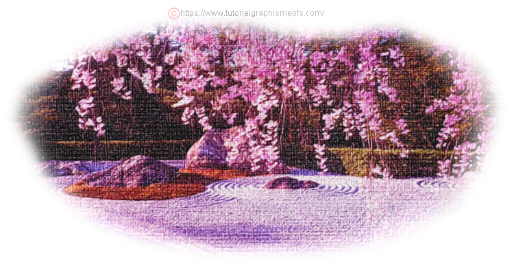 Tubes -PNG - Paysages fleuris - Maison - "broderie en relief" L5sv