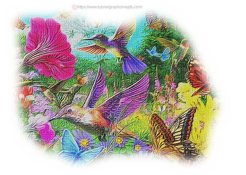Tubes -PNG - Paysages fleuris - Maison - "broderie en relief" Ut0r
