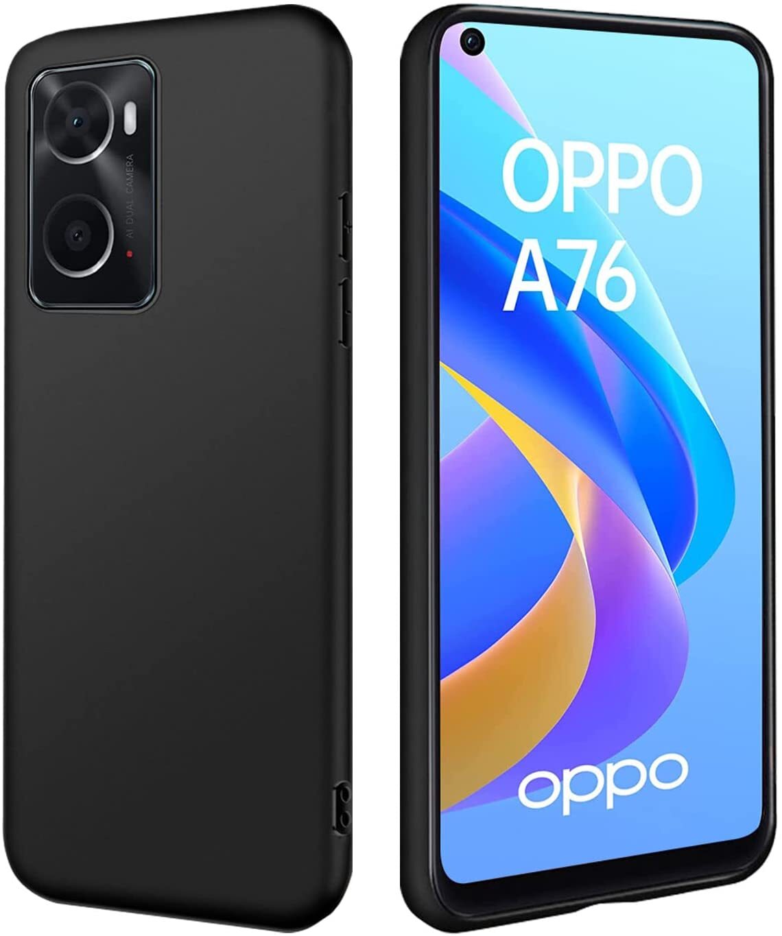 oppo a76 black colour