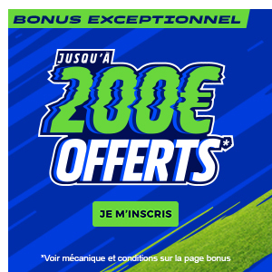 Bonus Parions Sport 200€ Coteur