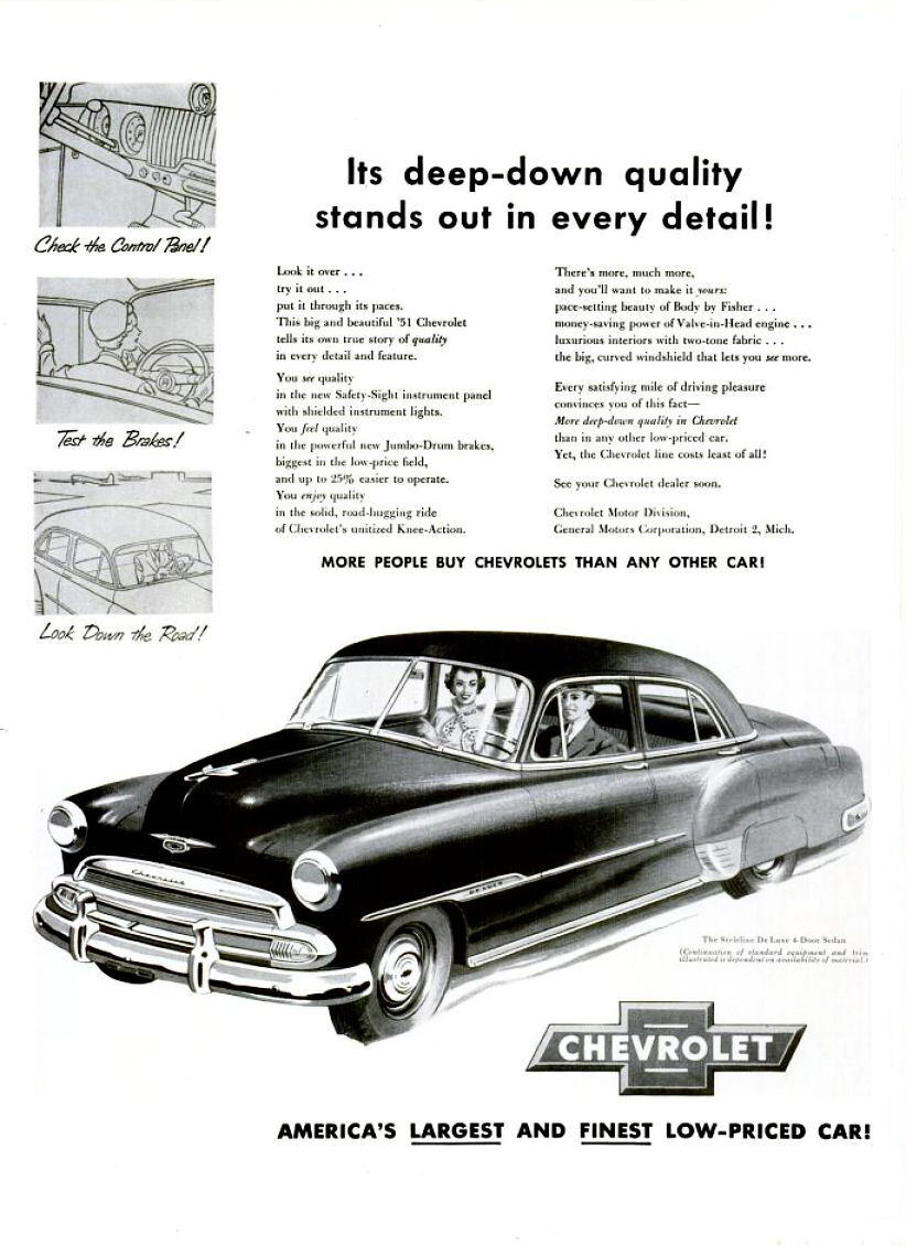 Chevrolet ( chevy ) bel air 1951 de chez amt au 1/25. Olx1