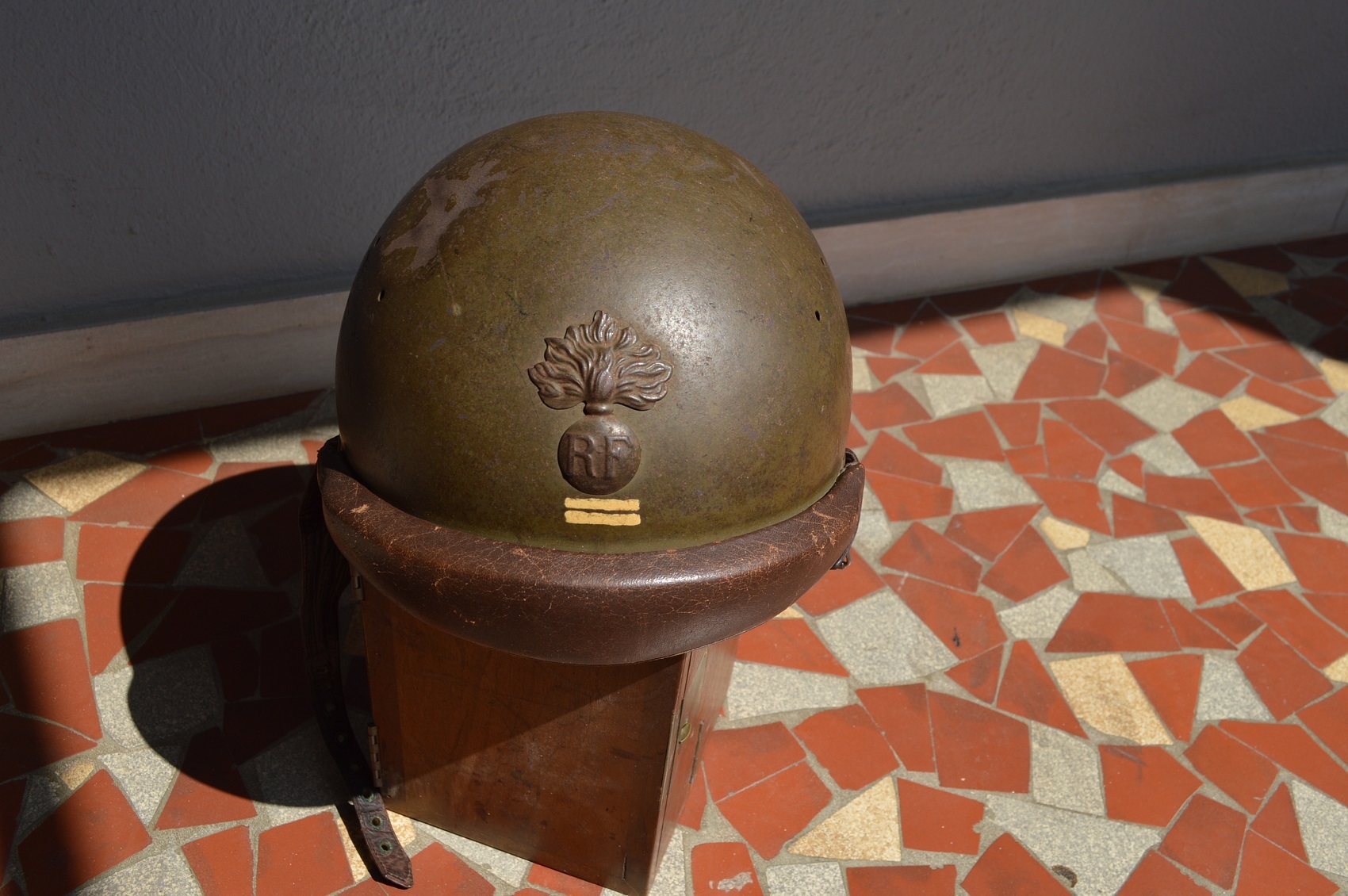 casque français MLE 1935-37 - Lieutenant Herment  0z4g