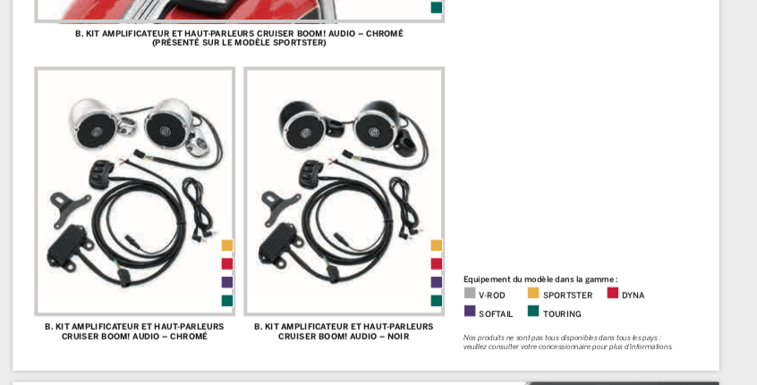 information sur un kit enceinte Harley  E3y0