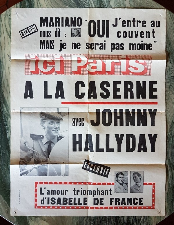 ####   JOHNNY HALLYDAY  À LA  CASERNE   #### 1wln