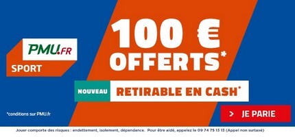 Bonus PMU 100€ Coteur