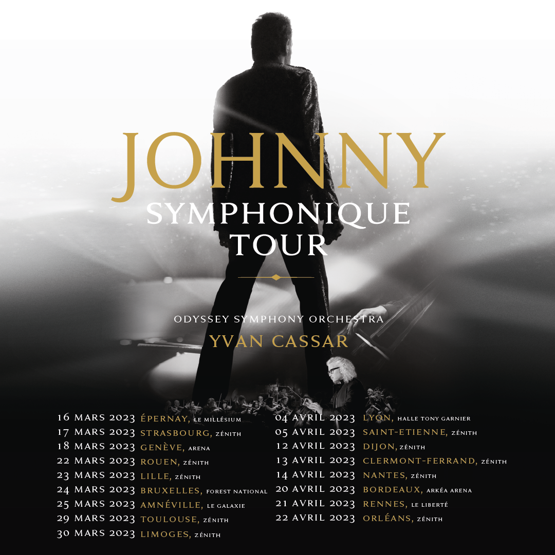 PLUS QUE QUELQUES JOURS AVANT LA PREMIÈRE DU JOHNNY SYMPHONIQUE TOUR ! Otue