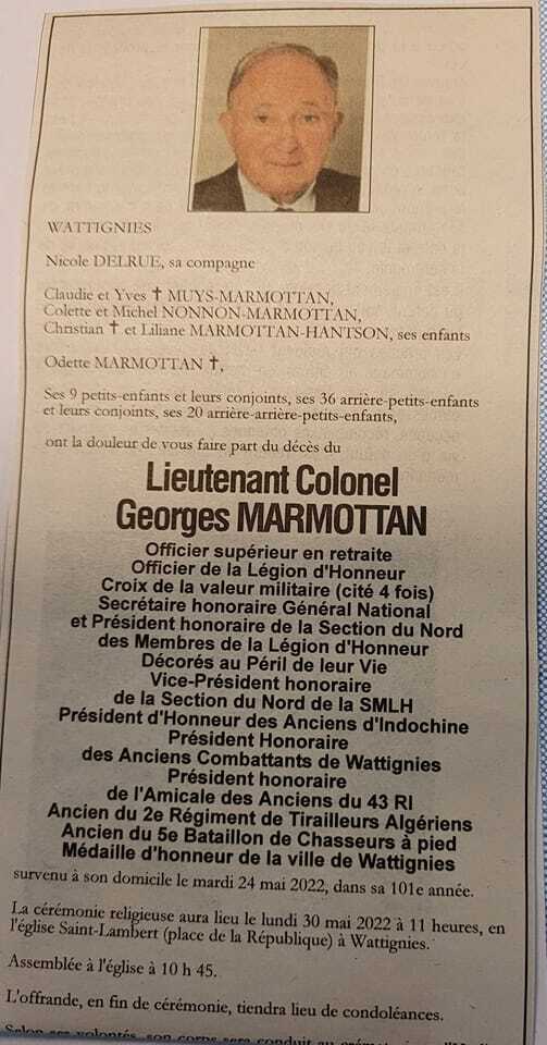 Lieutenant-colonel Georges Marmottan Wwdo