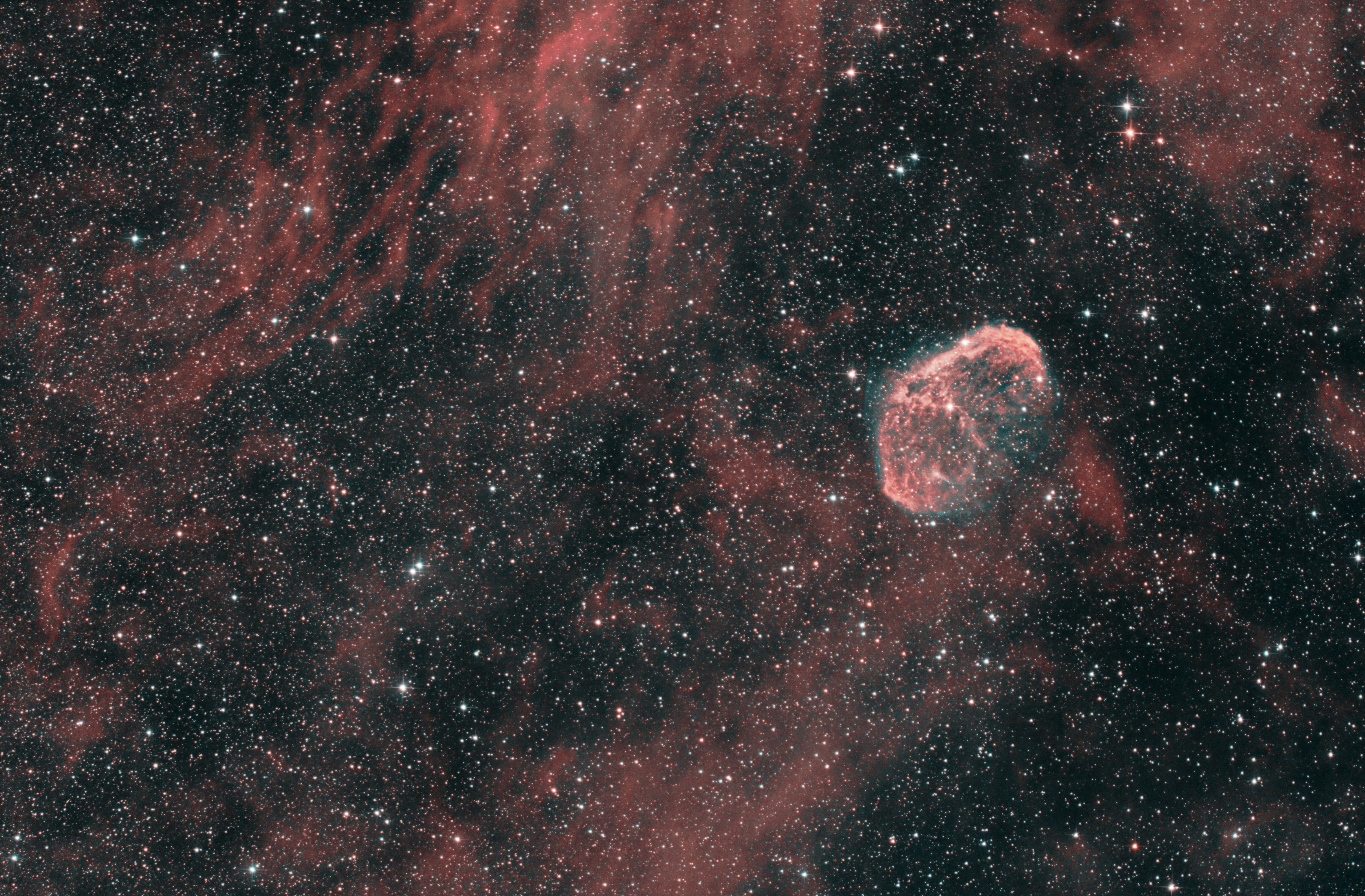 NGC 6888 - La nébuleuse du croissant Yooy