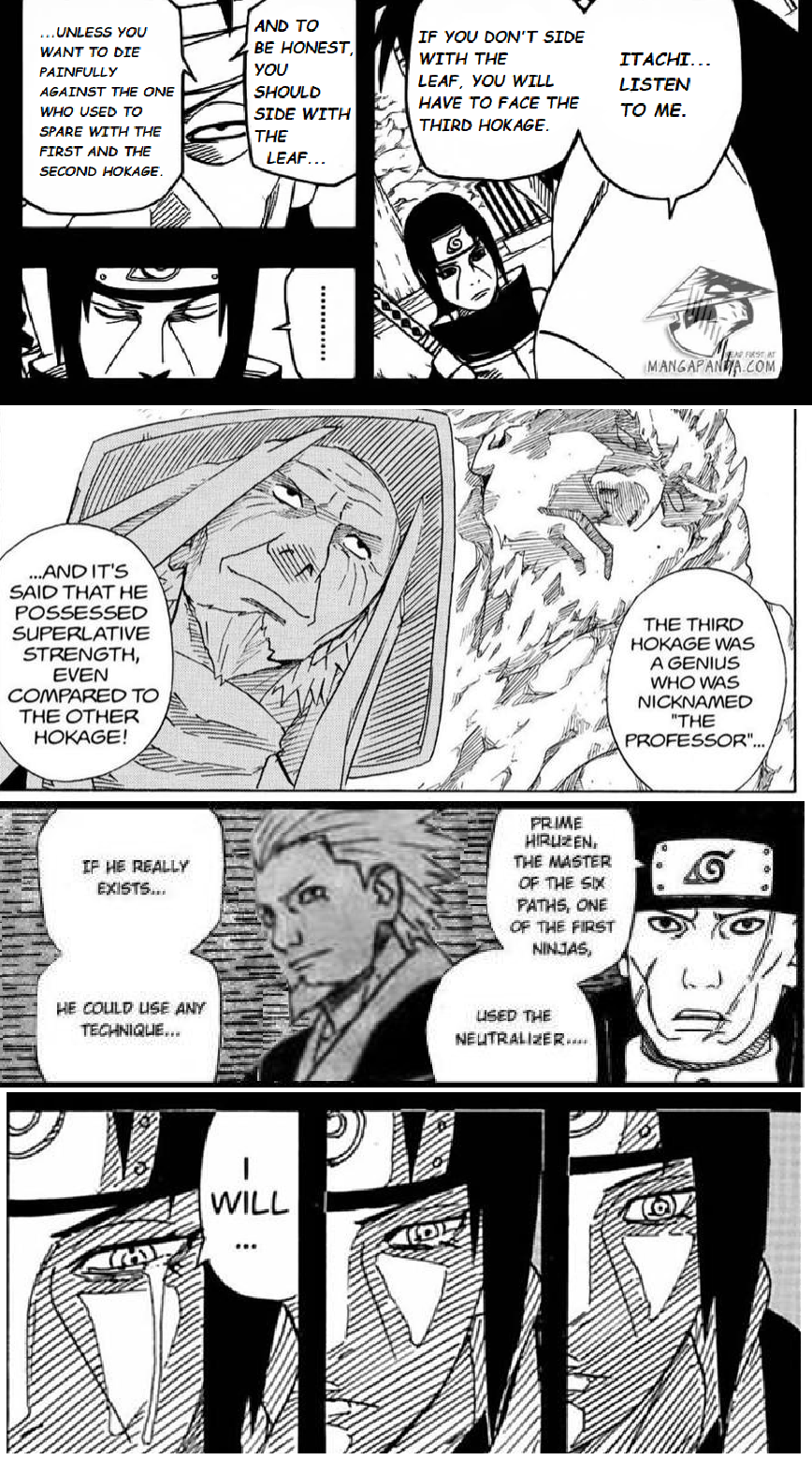 1. Why didn’t itachi join his father and started the revolution and 2