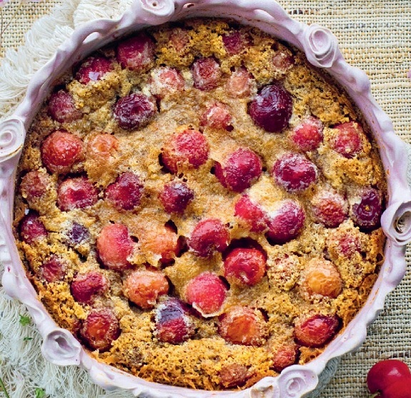 Clafouti aux cerises/lait de coco 1x1u