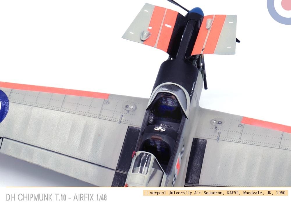 [Vitrine concours « les avions école »]  - De Havilland Chipmunk T.10 - Airfix - 1/48 46rh