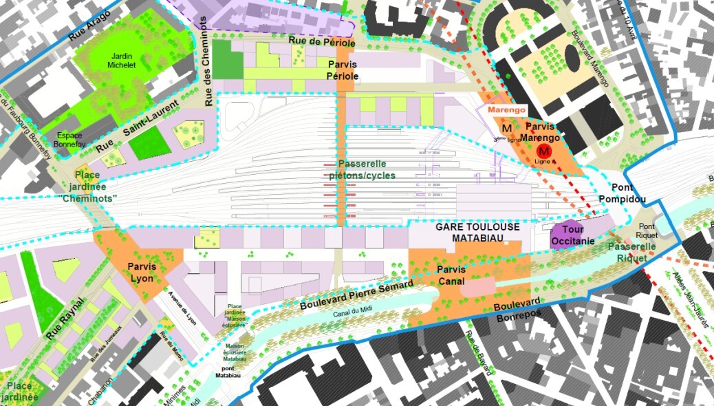PSS / Discussion Toulouse (31500) Reconfiguration de la Gare Matabiau