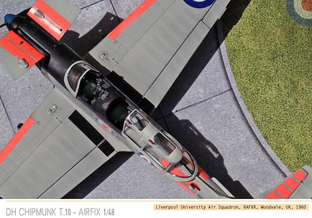[Vitrine concours « les avions école »]  - De Havilland Chipmunk T.10 - Airfix - 1/48 Ht19