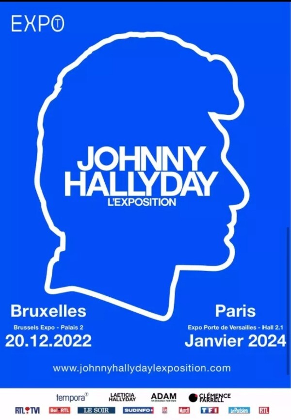 Une méga expo Johnny Hallyday, en décembre à Bruxelles Yuxt
