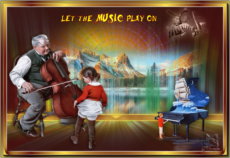 Let The music play on de Marie Nickol 1c4o