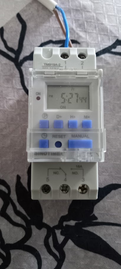 Branchement horloge modulaire sans contacteur (chauffe eau électrique)