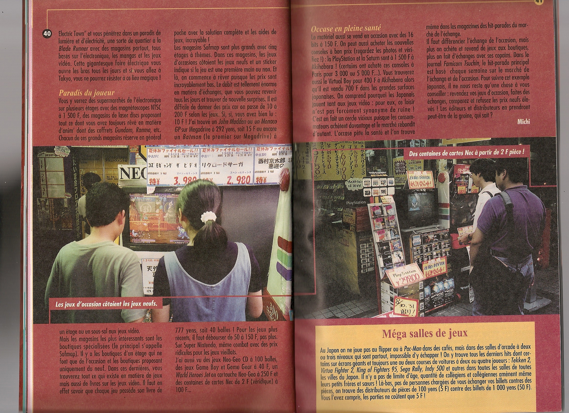 "Enquête à Tokyo : la folie des jeux vidéos" Novembre 1995 Mgc4