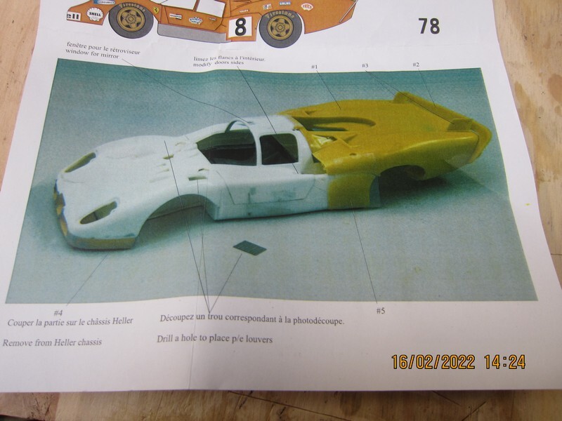 Le Mans 1970 Porsche 917 K, Ferrari 512 S Longue Heller 1/24 Bbk2