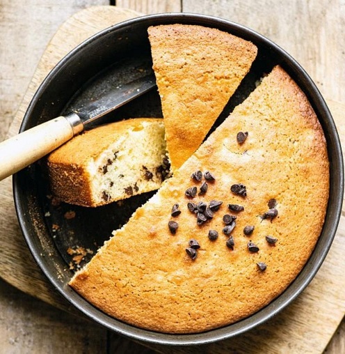 Gâteau moelleux amandes/pépites de chocolat Ffab