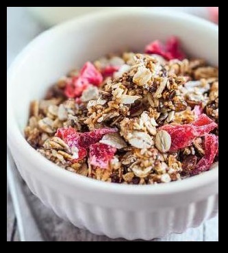 Granola à l'hibiscus Onl2