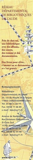 bibliothèque départementale de prêt de l'Aude Qlre