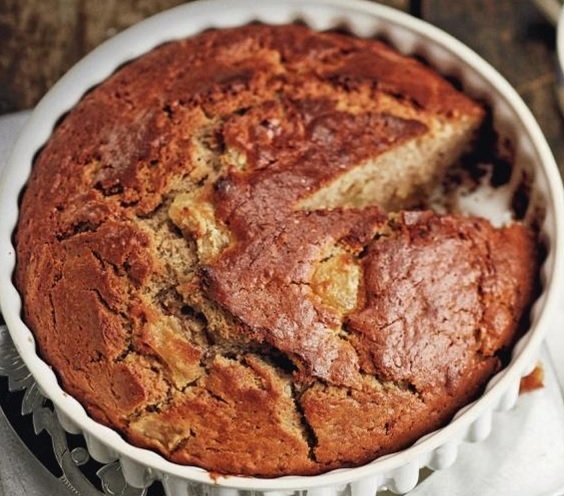 Gâteau crème de marrons/pomme caramélisée Tslh