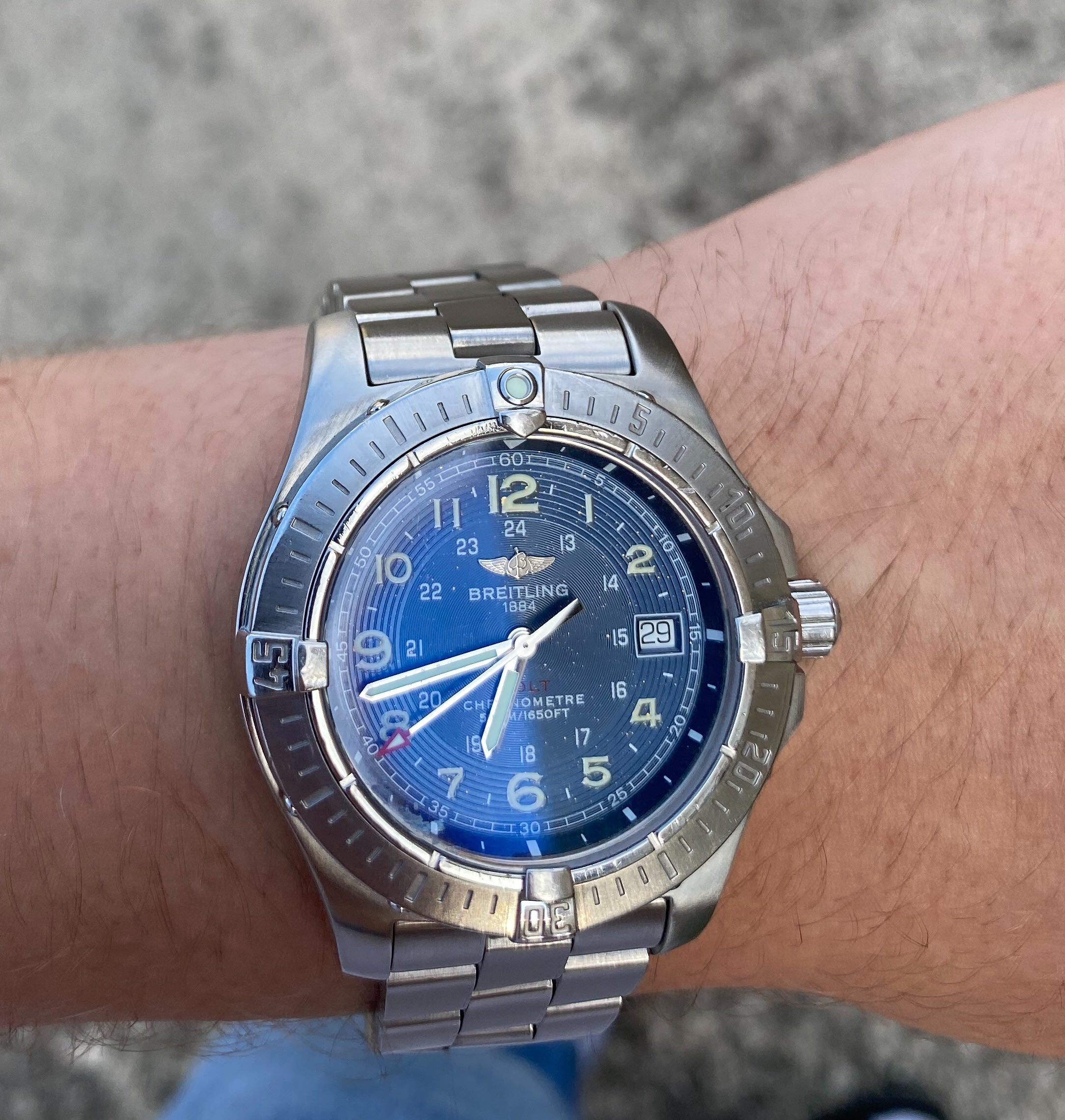 (AIDE) Breitling Colt Quartz A74380 Wadg